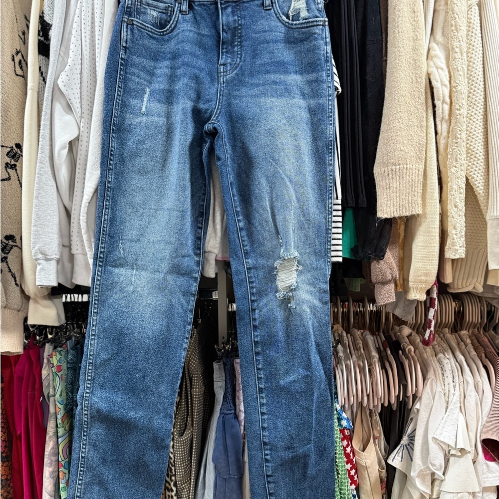 Kut from the Kloth Classic Blue Straight Leg Jeans